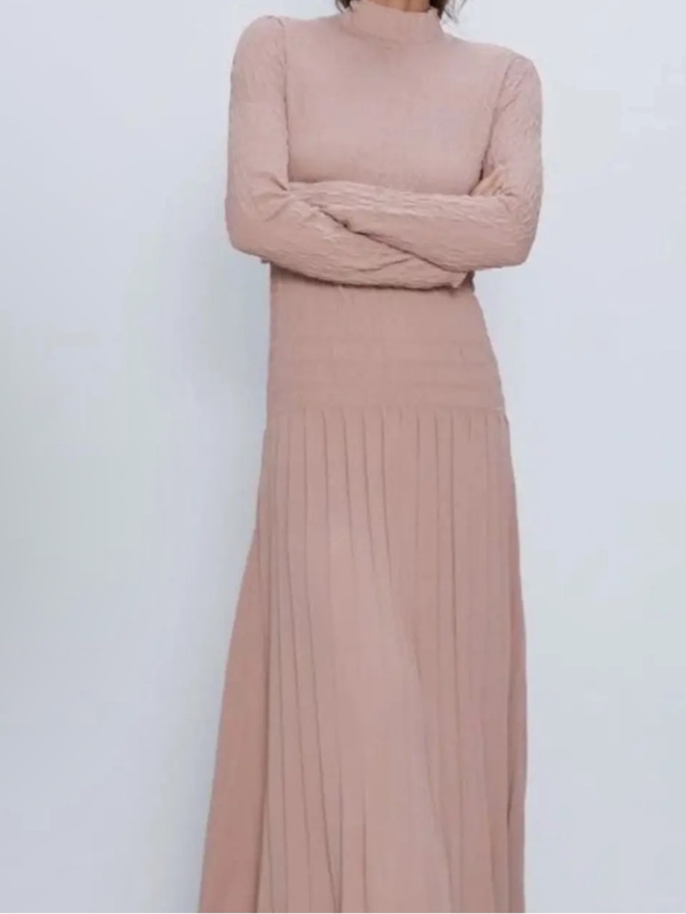 Zara midi knit dress